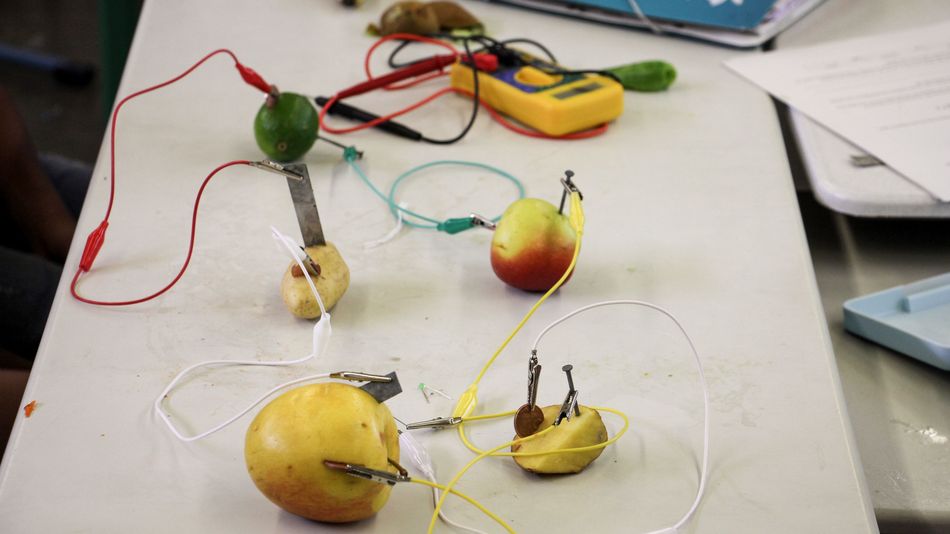 Obstbatterien in Reihenschaltung Obstbatterien in Reihenschaltung