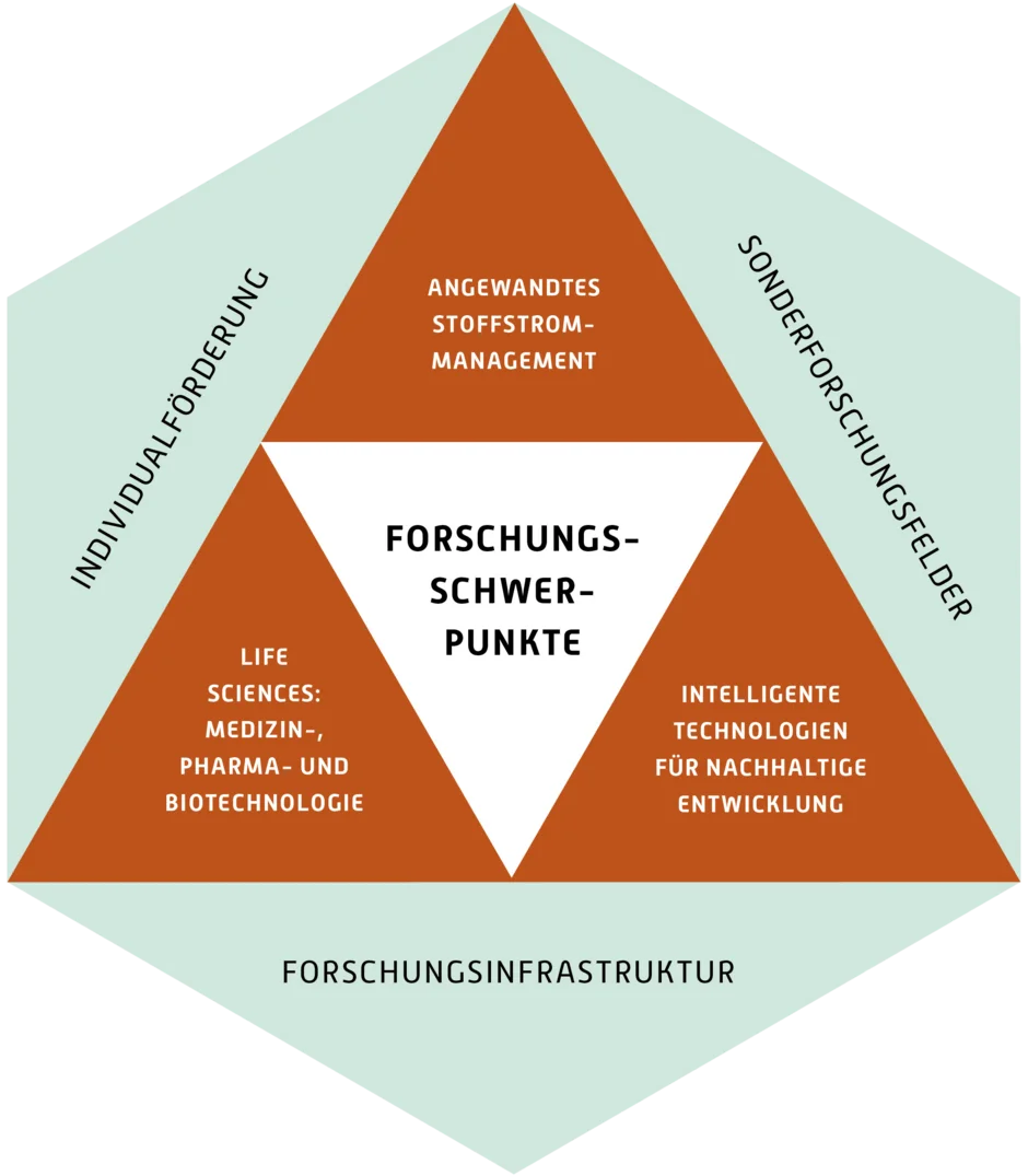 Abbildung: Forschungsprofil der Hochschule Trier
