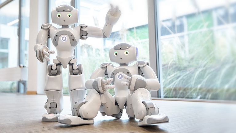 two roboters